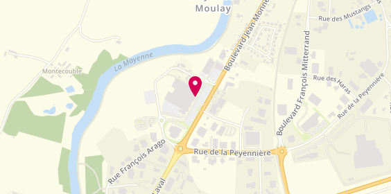 Plan de Centre Commercial la Motte, 550 Boulevard Jean Monnet, 53100 Mayenne