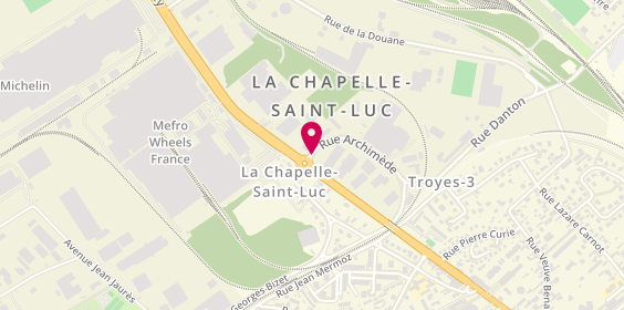 Plan de Ucar, 6 Rue Archimède, 10600 La Chapelle-Saint-Luc