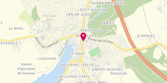 Plan de Total, 4 Route de Quimper, 29460 Daoulas
