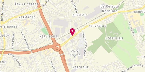 Plan de E Leclerc, Zone de Kerscao Centre Commercia 4 Boulevard Charles de Gaulle, 29480 Le Relecq-Kerhuon