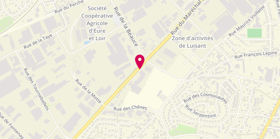 Plan de Europcar, 9 Rue du Maréchal Leclerc, 28600 Luisant
