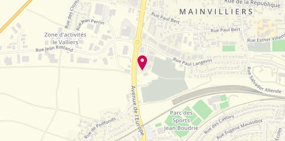 Plan de CALYPSO Locations - Chartres, avenue Gérard Philipe, 28300 Mainvilliers