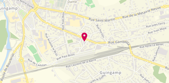 Plan de Guingamp Depannage, 22 Boulevard de la Marne, 22200 Guingamp
