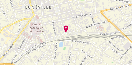 Plan de Rent A Car, 13 Bis Rue Charles Claude Rivolet, 54300 Lunéville