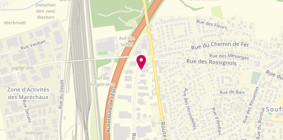 Plan de Ms Location, 3 Rue des Tuileries, 67460 Souffelweyersheim