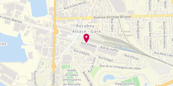 Plan de Europcar, 10 Bis avenue Anita Conti, 35400 Saint-Malo