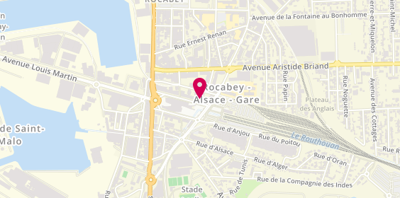 Plan de Enterprise Rent-A-Car, 51 Rue Nicolas Bouvier, 35400 Saint-Malo