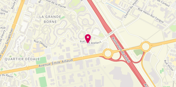 Plan de GF Location, 15 Rue des Ateliers, 91350 Grigny