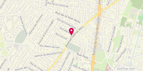 Plan de Permis Malin - Juvisy / Athis-Mons (91) - Location de voiture auto-école à double commande, 19 avenue Gabriel Péri, 91260 Juvisy-sur-Orge