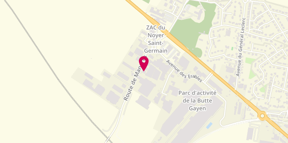 Plan de Rd Location. Locafit, 17 Route de Mandres, 94440 Santeny