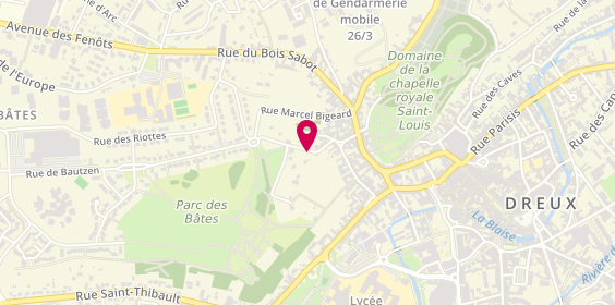 Plan de Centre Eleclerc, Boulevard Europe Zone Aménagement des Bates 8 Place Italie, 28100 Dreux