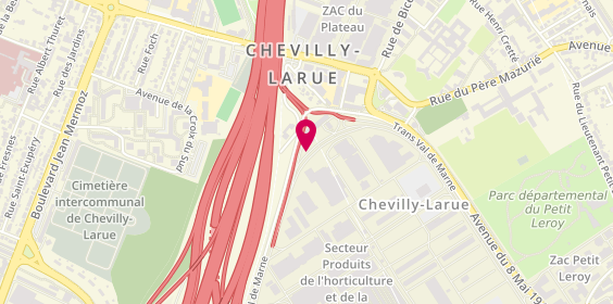 Plan de Stricher Froid Rungis MIN - Location de véhicules professionnels, Boulevard Circulaire N, 94150 Chevilly-Larue