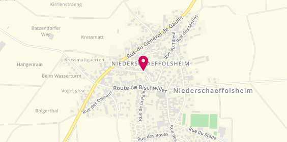 Plan de Stoll Transport Location, 6 Rue Puits, 67500 Niederschaeffolsheim