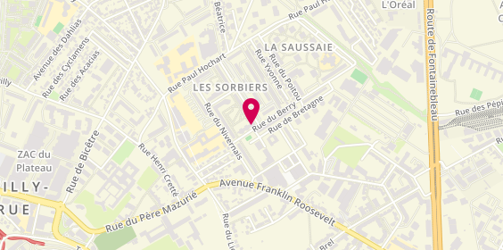 Plan de Klip, 1 Ter Rue du Berry, 94550 Chevilly-Larue