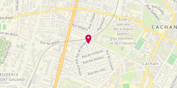 Plan de SIMARD Laurent, 38 Avenue Chateaubriand, 94230 Cachan