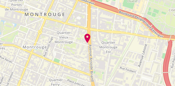 Plan de Go Fast Location, 76 avenue Aristide Briand, 92120 Montrouge