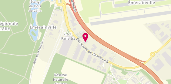Plan de Fraikin Marne-la-Vallée, 56 Boulevard de Beaubourg, 77184 Émerainville