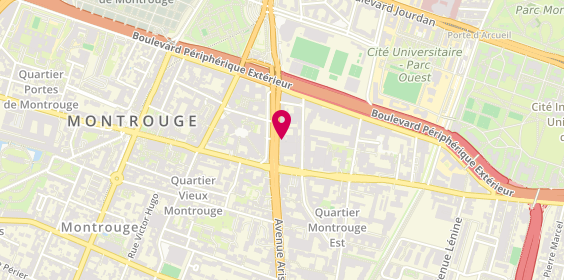 Plan de Avis Location Voiture - Montrouge, 49 avenue Aristide Briand, 92120 Montrouge
