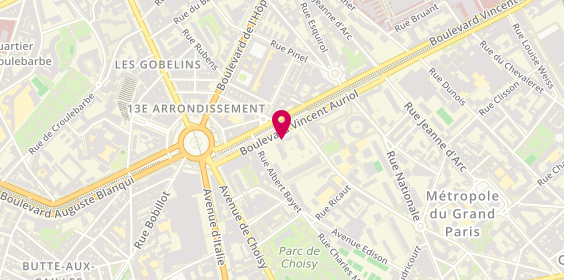 Plan de Citer Enterprise, 181 Boulevard Vincent Auriol, 75013 Paris