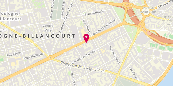 Plan de ADA, 63 Bis avenue Edouard Vaillant, 92100 Boulogne-Billancourt