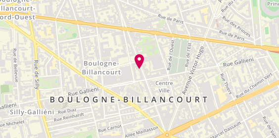 Plan de Sadet Locations, 114 Boulevard Jean Jaurès, Bis, 92100 Boulogne-Billancourt