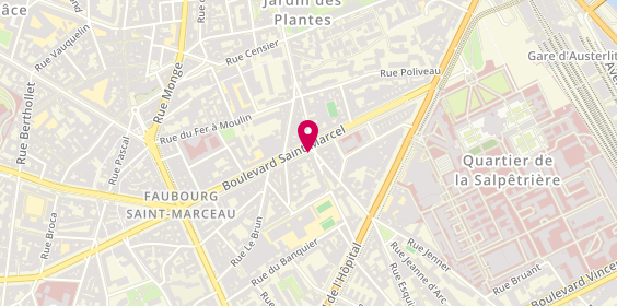 Plan de Rent A Car, 43 Boulevard Saint-Marcel, 75013 Paris