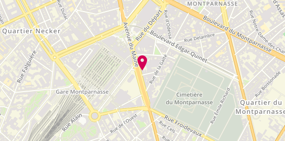 Plan de Entreprise Rent-A-Car / Citer, Paris Gare Montparnasse - Rrs
59 avenue du Maine, 75014 Paris