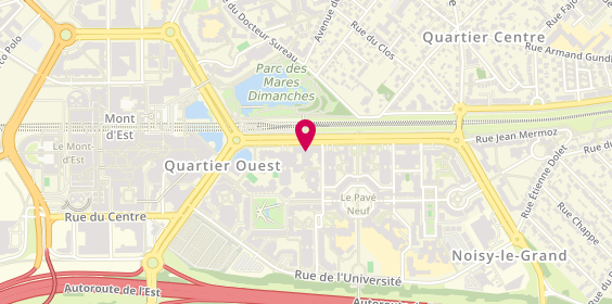 Plan de Overlease, 14 avenue du Pavé 9, 93160 Noisy-le-Grand