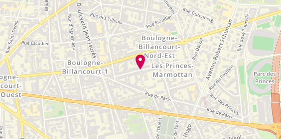 Plan de UCAR Mobility Group, 10 Rue Louis Pasteur, 92100 Boulogne-Billancourt