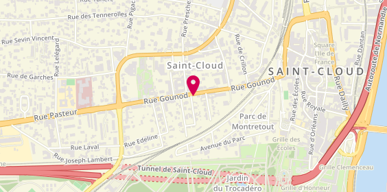 Plan de ADA, Ter
21 Rue Gounod, 92210 Saint-Cloud
