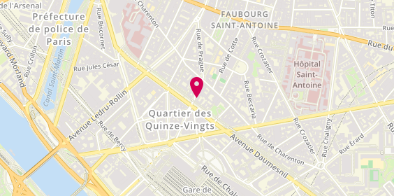 Plan de Chabane Rachid, 14 Rue Abel, 75012 Paris