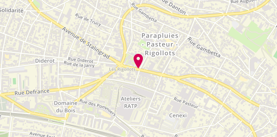Plan de ADB Drive, 110 Rue Dalayrac, 94120 Fontenay-sous-Bois