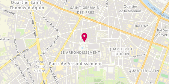 Plan de Europcar, 8 Place Saint Sulpice, 75006 Paris