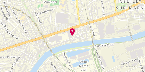 Plan de IG Location - voiture électrique, 9 avenue Michel Debré, 93360 Neuilly-Plaisance