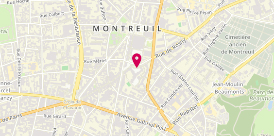 Plan de Mad Location, 6 Place 19 Mars 1962, 93100 Montreuil