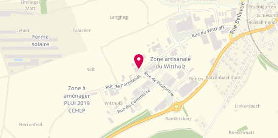 Plan de Peugeot - Garage Loeffel, Zone Artisanale 
1 Rue de l'Artisanat, 67340 Ingwiller
