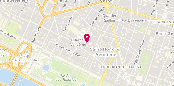 Plan de Parisluxurycar, 10 place Vendôme, 75001 Paris