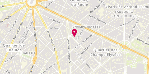 Plan de ONZE Rental | Location de voitures, 60 Rue François 1er, 75008 Paris
