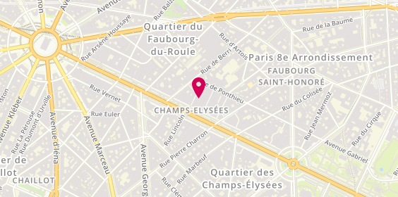 Plan de M Conciergerie, 78 avenue des Champs-Élysées, 75008 Paris