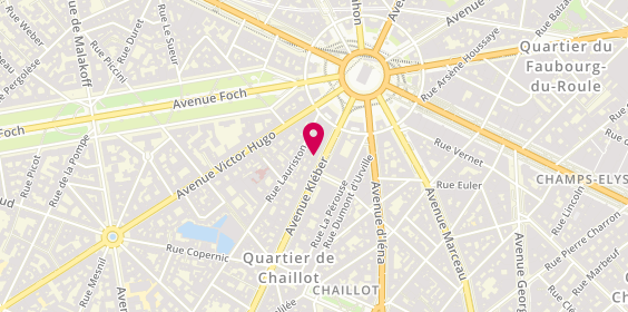 Plan de Elpis Car, 14 avenue Kléber, 75116 Paris