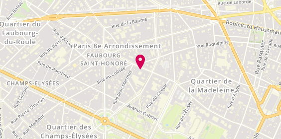 Plan de Access Luxury Internationale, 91 Rue du Faubourg Saint-Honoré, 75008 Paris