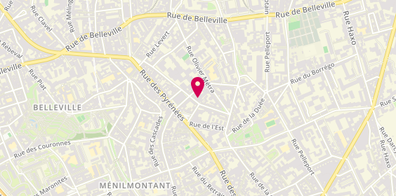 Plan de Speed-Cab, 26 Rue des Rigoles, 75020 Paris