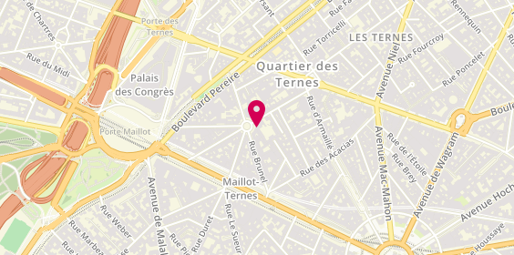 Plan de Hertz, 27 place Saint-Ferdinand, 75017 Paris