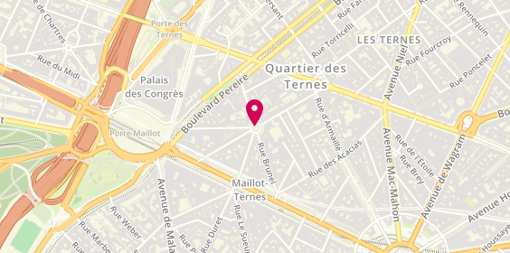 Plan de Hertz, 27 Place Saint Ferdinand, 75017 Paris