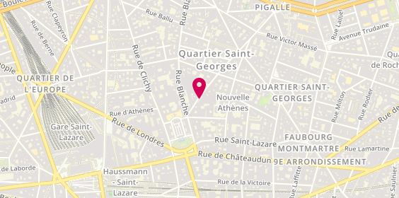 Plan de Entreprise Rent-A-Car-Citer, 10 Rue Jean-Baptiste Pigalle, 75009 Paris