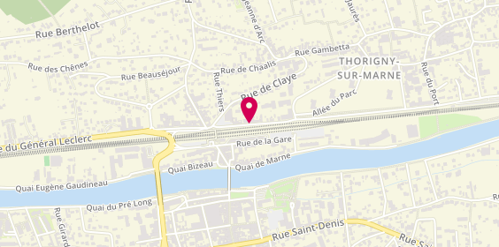 Plan de Optimum Solutions, 15 Rue Raymond Poincare, 77400 Thorigny-sur-Marne