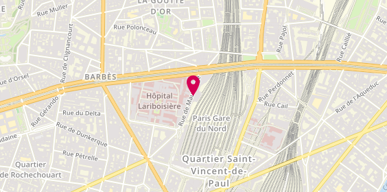 Plan de Citer Enterprise, Local Avis 112 Rue Maubeuge, 75010 Paris