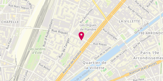 Plan de Permis Malin, 29 Rue Riquet, 75019 Paris
