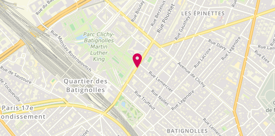 Plan de Cesar Vip, 168 Rue Cardinet, 75017 Paris