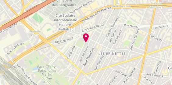 Plan de Dabautocars, 36 Rue Émile Level, 75017 Paris